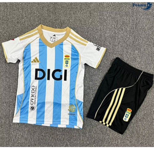 Camisola Futebol Real Oviedo Crianças Terceiro Equipamento 2025-2026