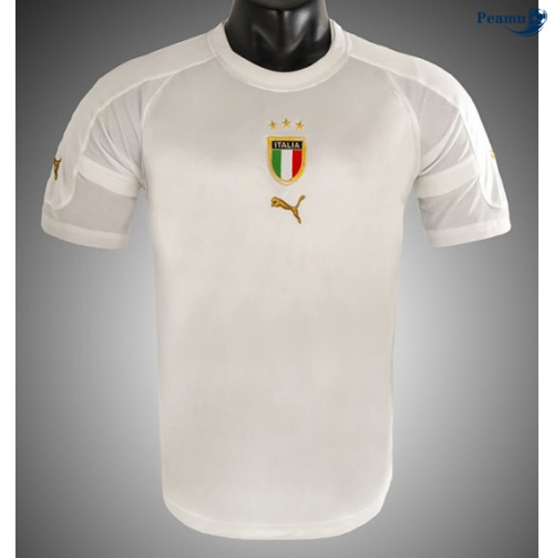 Camisola Futebol Retrô Italia Alternativa Equipamento 2004