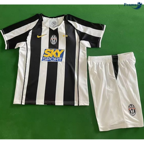 Camisola Futebol Retrô Juventus Crianças Principal Equipamento 2004-05