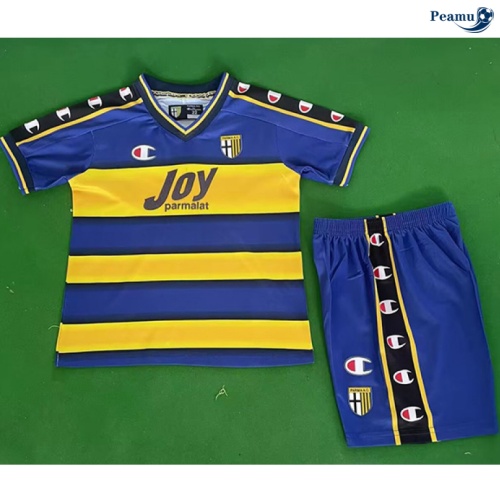 Camisola Futebol Retrô Parma Calcio Crianças Principal Equipamento 2001-02