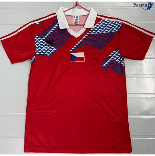 Camisola Futebol Retrô Slovakia Principal Equipamento 1990