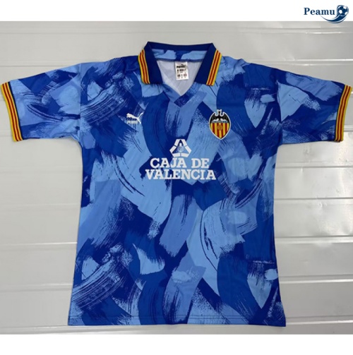 Camisola Futebol Retrô Valencia Alternativa Equipamento 1990-91