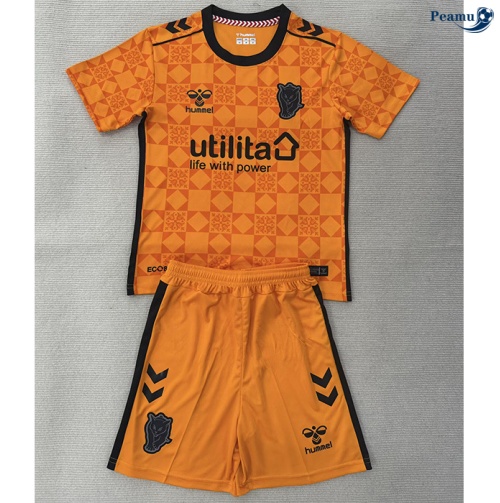 Camisola Futebol Sunderland Crianças Equipamento Goleiro Naranja 2025-2026