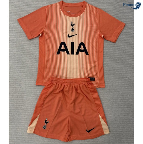 Camisola Futebol Tottenham Hotspur Crianças Equipamento Goleiro Naranja 2025-2026