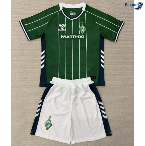 Camisola Futebol Werder Brême Crianças Principal Equipamento 2025-2026