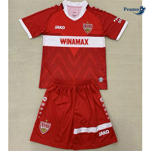 Criar Camisola Futebol Stuttgart Crianças Alternativa Equipamento 2024-2025