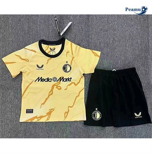 Comprar Camisola Futebol Feyenoord Crianças Equipamento Amarillo 2024-2025