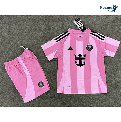 Novo Camisola Futebol Inter Miami Crianças Principal Equipamento 2025-2026