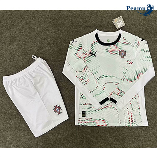 Comprar Camisola Futebol Portugal Crianças Alternativa Equipamento Manga comprida 2025-2026