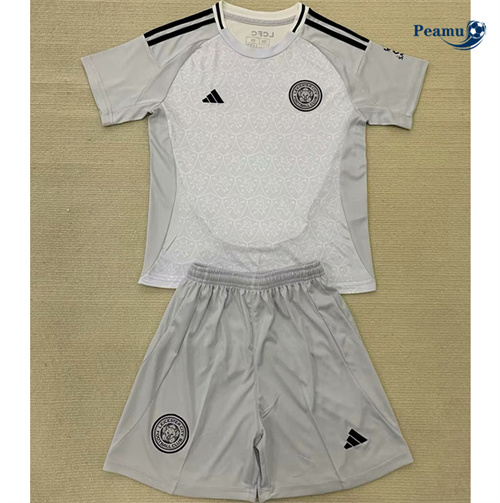 Loja Camisola Futebol Leicester City Crianças Terceiro Equipamento 2024-2025