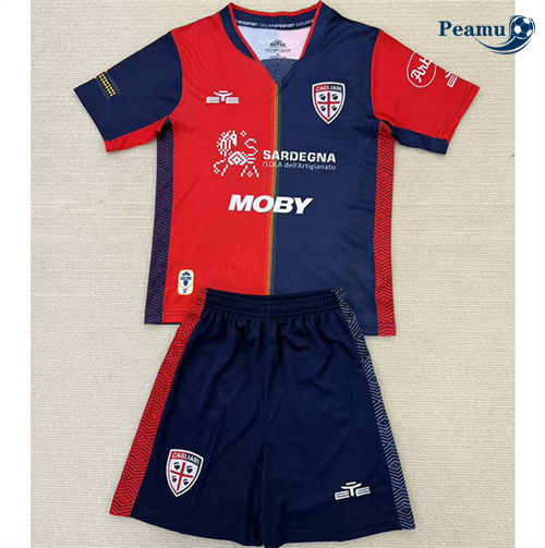 Comprar Camisola Futebol Cagliari Crianças Principal Equipamento 2024-2025