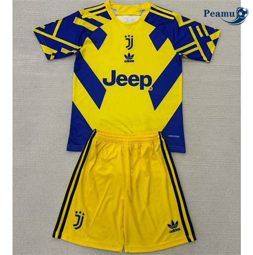 Novos Camisola Futebol Juventus Crianças Equipamento especial Amarillo 2024-2025