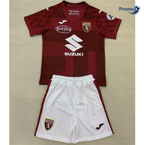 Criar Camisola Futebol Torino Crianças Principal Equipamento 2024-2025