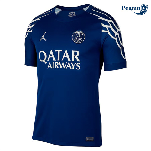 Loja Camisola Futebol PSG Quatro Equipamento Azul 2024-2025