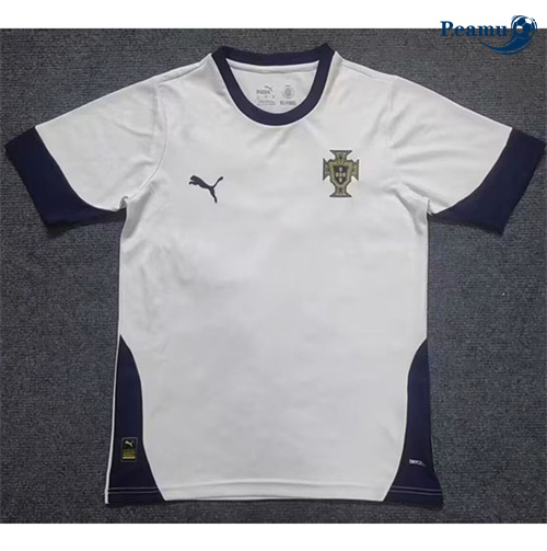 Criar Camisola Futebol Portugal Equipamento Training Blanco 2025-2026