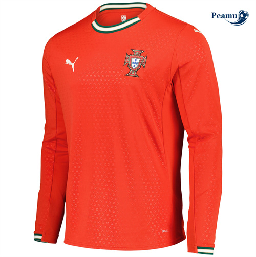 Oferta Camisola Futebol Portugal Principal Equipamento Manga comprida 2025-2026