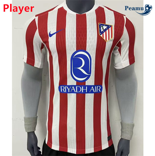 Novos Camisola Futebol Atletico Madrid Player Principal Equipamento 2025-2026