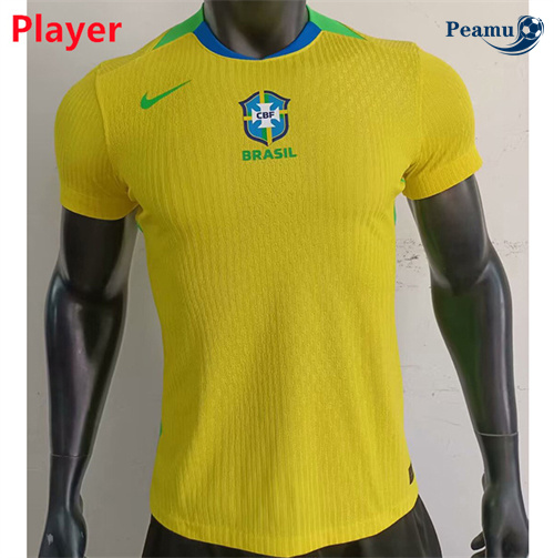 Novo Camisola Futebol Brasil Mujer Player Principal Equipamento 2025-2026