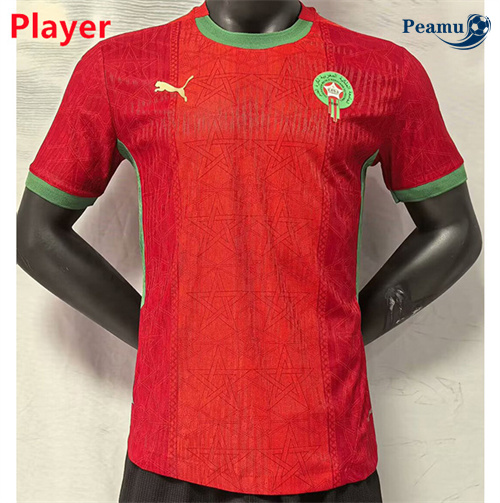 Criar Camisola Futebol Marruecos Player Principal Equipamento 2025-2026