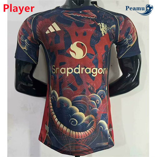 Novo Camisola Futebol Manchester United Equipamento Player especial Snake 2025-2026