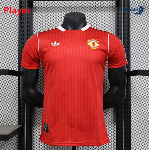 Comprar Camisola Futebol Manchester United Player Equipamento Training Vermelho 2024-2025