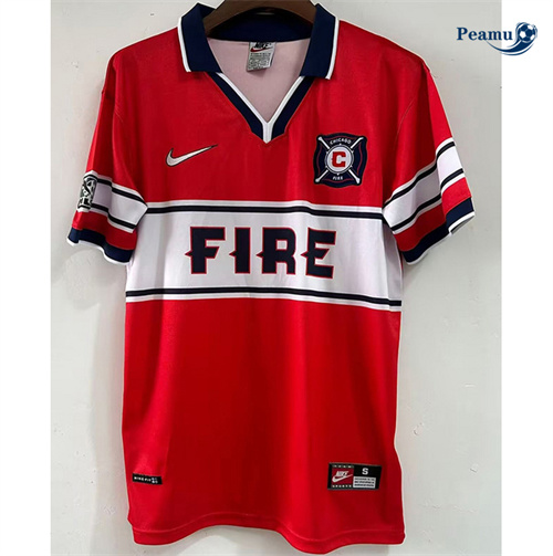 Novos Camisola Futebol Retrô Chicago Fire Principal Equipamento 1998