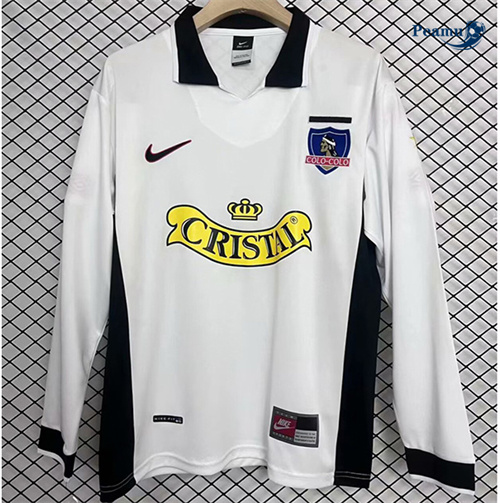 Loja Camisola Futebol Retrô Colo Colo FC Principal Equipamento Manga comprida 1997-98