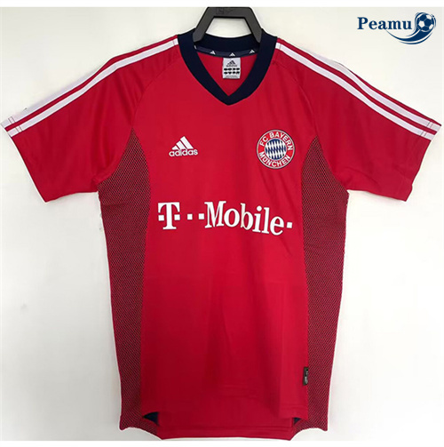 Oferta Camisola Futebol Retrô Bayern de Munique Principal Equipamento 2002-03