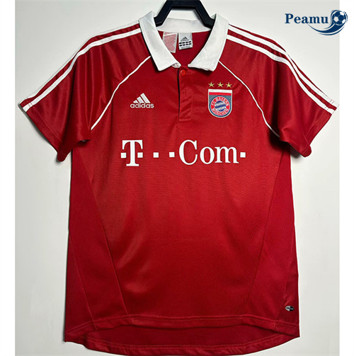 Novo Camisola Futebol Retrô Bayern de Munique Principal Equipamento 2005-06