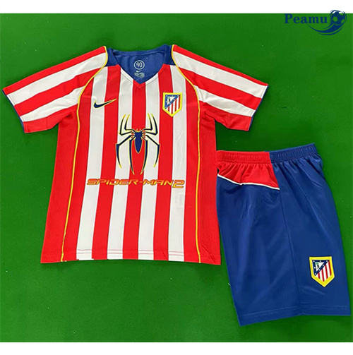 Vender Camisola Futebol Retrô Atletico Madrid Crianças Principal Equipamento 2004-05