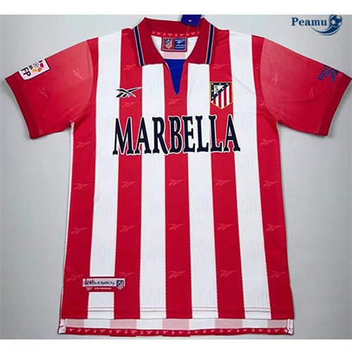Criar Camisola Futebol Retrô Atletico Madrid Principal Equipamento 1998-99