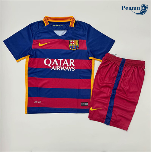 Oferta Camisola Futebol Retrô Barcelona Crianças Principal Equipamento 2015-16