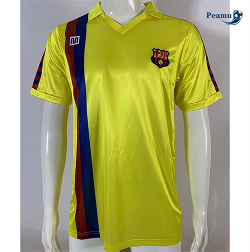 Novo Camisola Futebol Retrô Barcelona Alternativa Equipamento 1982-84