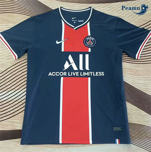 Novos Camisola Futebol Retrô PSG Principal Equipamento 2020-21
