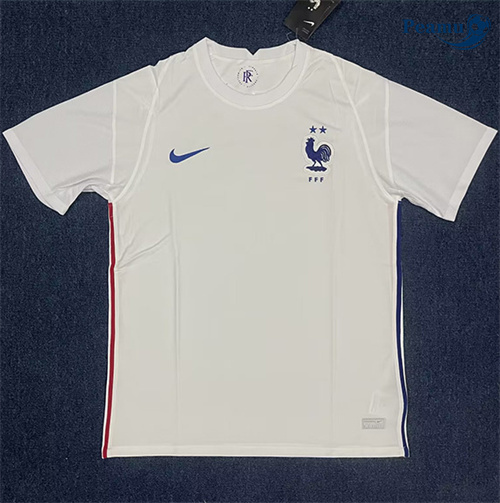 Novo Camisola Futebol Retrô Francia Alternativa Equipamento 2020