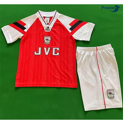 Loja Camisola Futebol Retrô Arsenal Crianças Principal Equipamento 1992-94