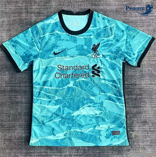 Loja Camisola Futebol Retrô Liverpool Alternativa Equipamento 2020-21