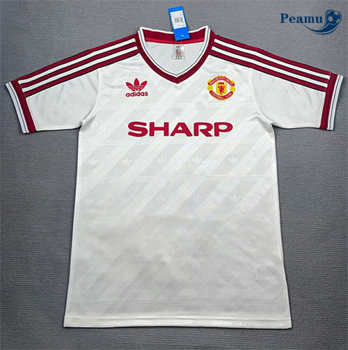 Oferta Camisola Futebol Retrô Manchester United Alternativa Equipamento 1986-88