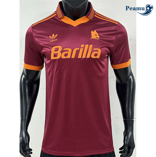 Novos Camisola Futebol Retrô AS Roma Principal Equipamento 1992-94