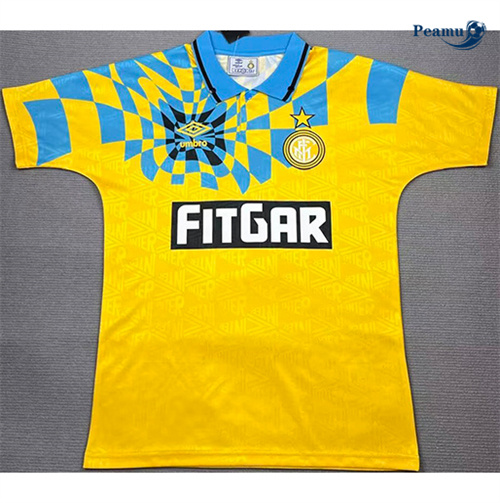 Novos Camisola Futebol Retrô Inter Milan Terceiro Equipamento 1991-92