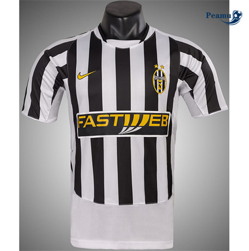Novo Camisola Futebol Retrô Juventus Principal Equipamento 2003-04