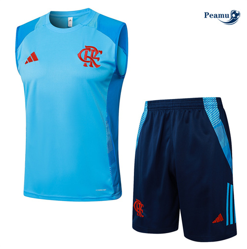 Loja Camisola Futebol Flamengo Debardeur Training azul claro 2025-2026