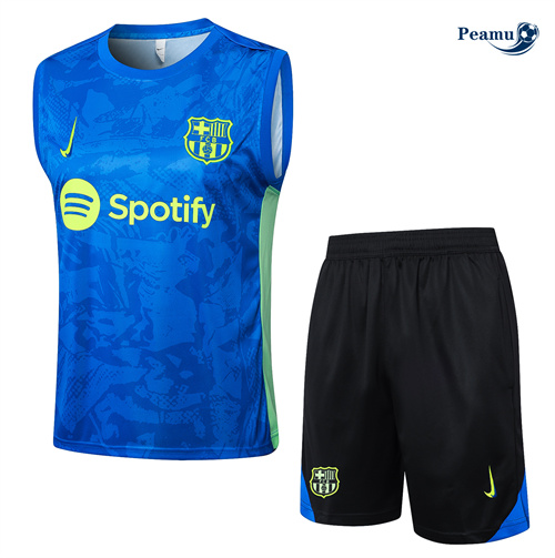 Oferta Camisola Futebol Barcelona Debardeur Training azul 2025-2026