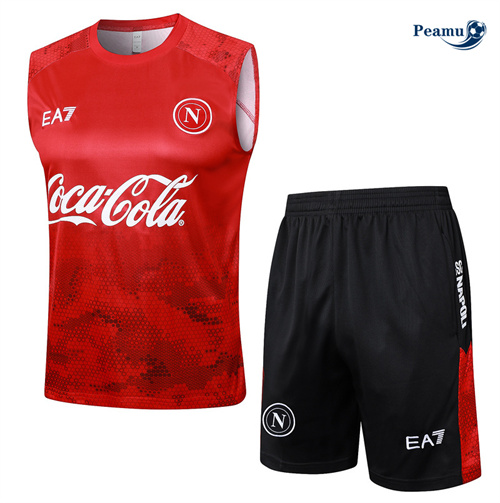 Vender Camisola Futebol Napoli Debardeur Training Vermelho 2025-2026