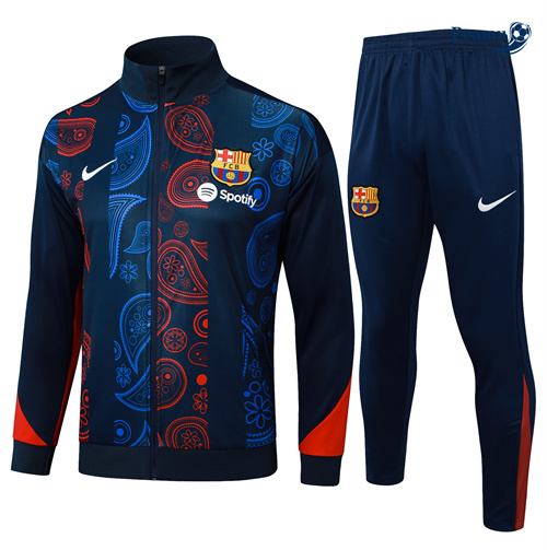 Novo Casaco de Fato de Treino Barcelona azul real 2025-2026