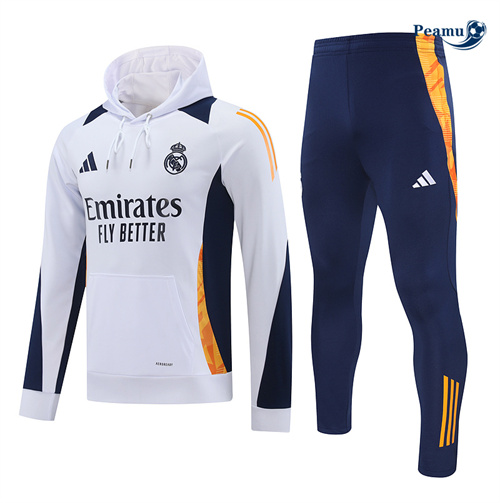 Novos Sweat de Fato de Treino Real Madrid Blanco 2025-2026