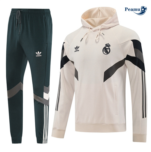 Criar Casaco de Fato de Treino Real Madrid com capuz rosa 2025-2026