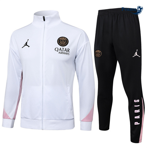 Comprar Casaco de Fato de Treino Paris Saint Germain Blanco 2025-2026