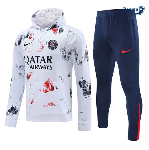 Novos Sweat de Fato de Treino Paris Saint Germain Blanco 2025-2026