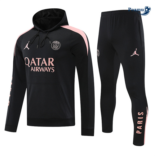 Criar Sweat de Fato de Treino Paris Saint Germain preto 2025-2026